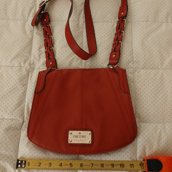 Nicole Miller Handbags - Nicole crossbody bag with chain woven straps